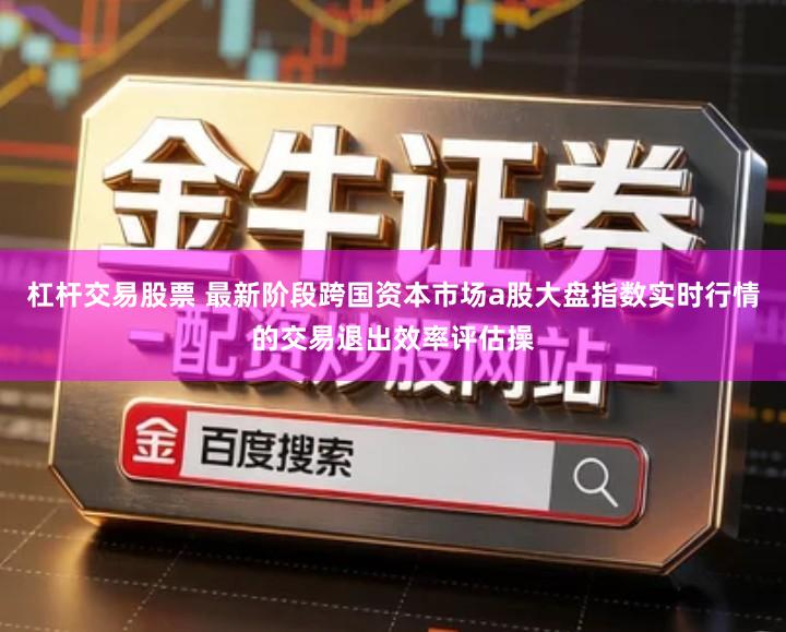 杠杆交易股票 最新阶段跨国资本市场a股大盘指数实时行情的交易退出效率评估操